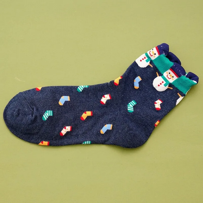 Unisex Cotton Happy Cute Ankle Socks