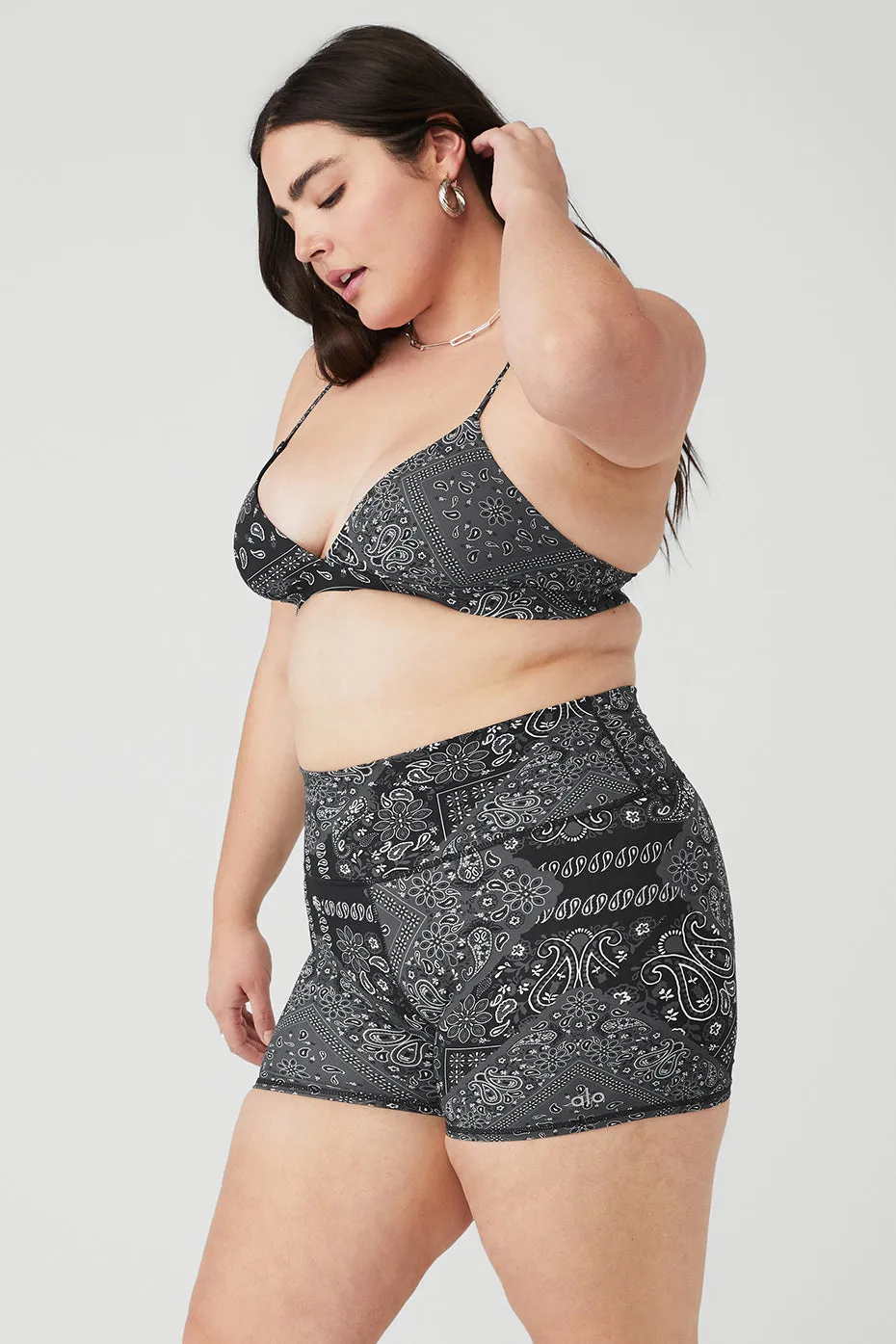 Vapor Bandana Splendor Bra - Black