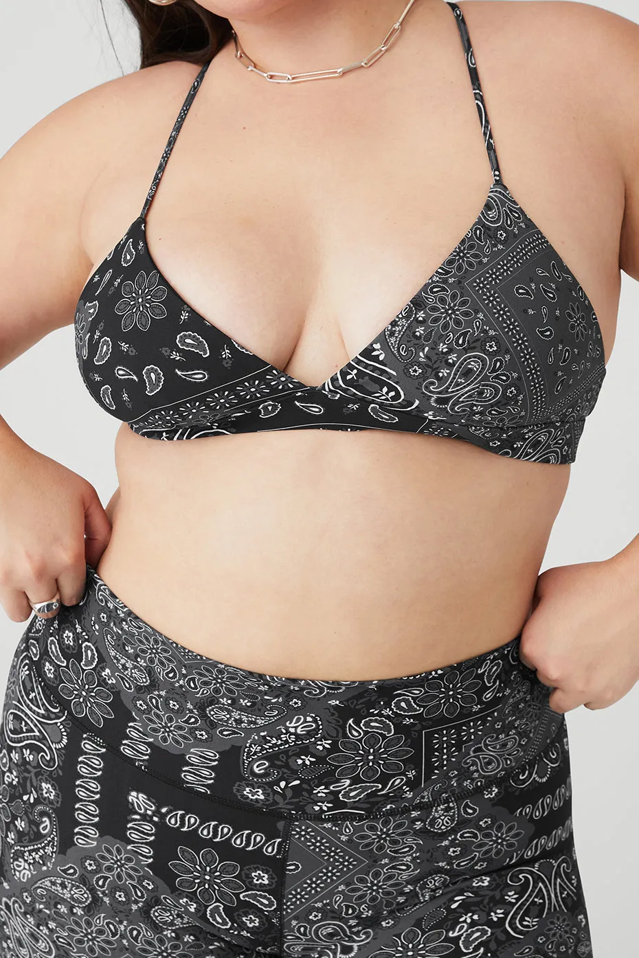 Vapor Bandana Splendor Bra - Black