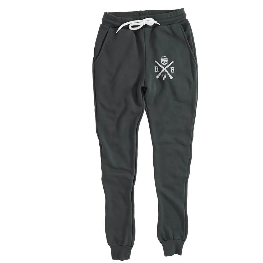 Women's Comfort American Made Jogger Sweat Pants (Charcoal)