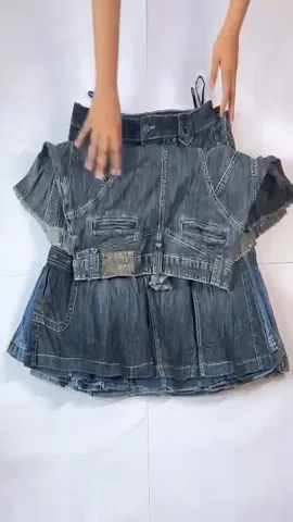 Y2k IT Girl Denim Skirts (A-18)