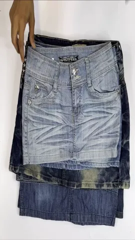 Y2K Micro Mini Denim Skirts (RE-138)