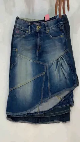 Y2K Unique Denim Midi Skirts (SR-214)