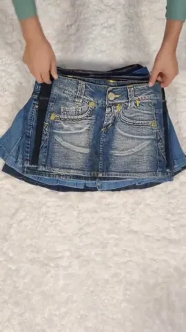 Y2K Unique Denim Skirts Mix