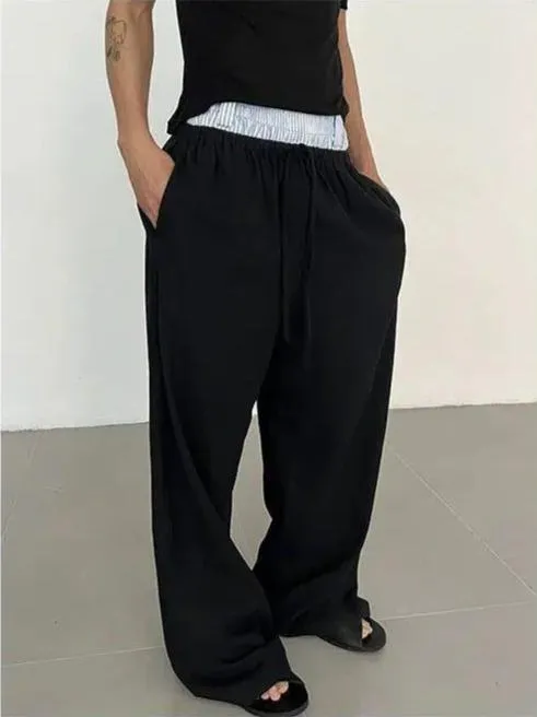 Zhou Elastic Drawcord Waist Pants